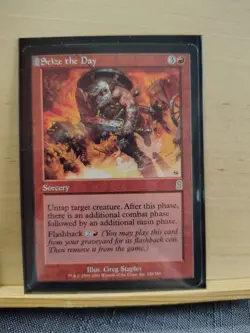 1x Seize the Day - LP - Odyssey - MTG Magic Lightly Played - Image 1
