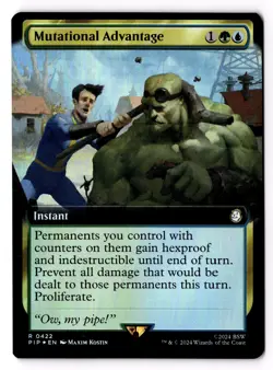 Mutational Advantage (Extended Art) 422 Universes Beyond: Fallout Foil NM - Image 1