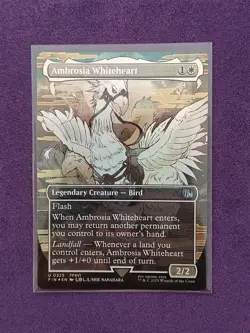 Ambrosia Whiteheart (Borderless) Final Fantasy Foil MTG - Image 1