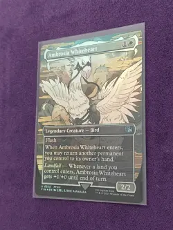 Ambrosia Whiteheart (Borderless) Final Fantasy Foil MTG - Image 2