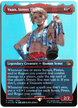 Vaan, Street Thief (Borderless) R FINAL FANTASY 390 NM - Image 1