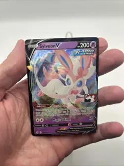 074/203 Sylveon V Prize Pack Series 1 Stamped Play Pokemon TCG Evolving Skies - Image 3