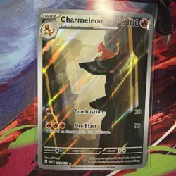Pokemon TCG Charmeleon Scarlet Violet-151 Illustration Rare Card 169/165 NM - Image 1