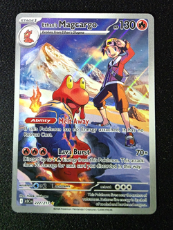 Pokemon Ethan's Magcargo 222/217 Foil Stage 1 HP 130 Fire Ability 2026 - Image 1