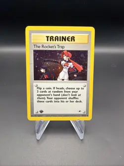 The Rocket's Trap - 1st Edition - Holo - 19/132 Gym Heroes - Pokemon TCG - 2000 - Image 1