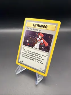 The Rocket's Trap - 1st Edition - Holo - 19/132 Gym Heroes - Pokemon TCG - 2000 - Image 3