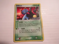 Pokemon Ex Delta Species Volbeat 56/113 Reverse Holo Stamped LP - Image 1