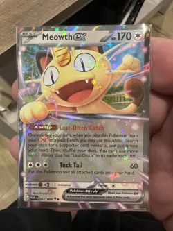 Pokemon TCG - Meowth EX 62/88 : Double Rare - Perfect Order NM - Image 1