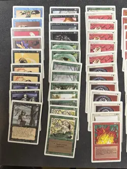 Vintage Magic the Gathering Card Lot Collection Revised 4ED Mirage 880 1994-1997 - Image 3