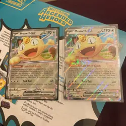 Pokemon TCG Meowth ex Perfect Order 062/088 *NM* - Image 1