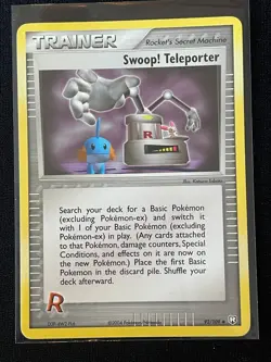 Swoop! Teleporter 92/109 | 2004 Pokemon Team Rocket Returns Regular | LP - Image 1