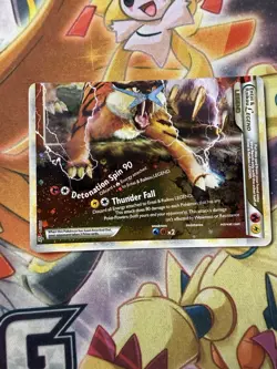 Pokemon TCG • Entei & Raikou Legend (Bottom) • HGSS Unleashed 91/95 • NM Holo - Image 1