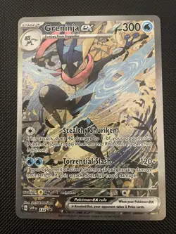 Pokemon TCG Greninja Ex SVP132 Black Star Promo - Image 1