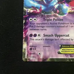 Pokemon TCG XY - Flashfire #41/106 Toxicroak EX MP - Image 5