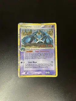 Pokemon TCG 2005 Metagross 11/107 EX Deoxys STAMPED Holo MP-HP SHIPS FAST! - Image 1