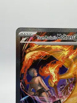 Team Rockets Moltres Ex 229/182 Pokemon Destined Rivals NM+ - Image 2