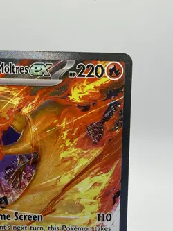 Team Rockets Moltres Ex 229/182 Pokemon Destined Rivals NM+ - Image 3