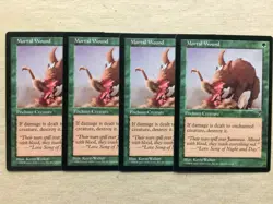 MTG 4x Mortal Wound Visions Pauper Magic the Gathering Card x4 NM - Image 1
