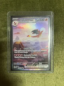 Pokemon Charizard EX 199/165 English Raw Near Mint - Image 1