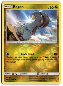 Pokemon TCG Bagon 103/168 Sm-Celestial Storm Reverse Holo - Image 1