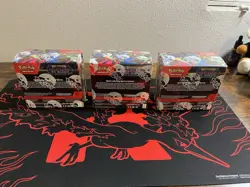 Pokemon TCG Mega Evolution Phantasmal Flames BOOSTER BOX Factory Sealed LOT OF 3 - Image 2