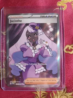 ULTRA RARE Secret Full Art Jacinthe 110/088 Mega Evolution Perfect Order Pokemon - Image 1