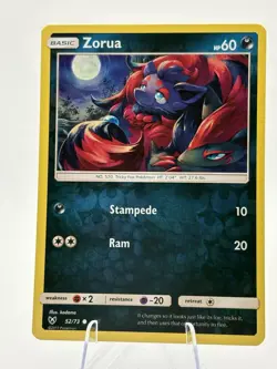 Zorua 52/73 Reverse Holofoil Pokemon TCG Shining Legends LP - Image 1