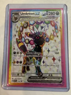 Pokemon Umbreon ex 176 Promo Holo Prismatic Evolutions Mint - Image 1