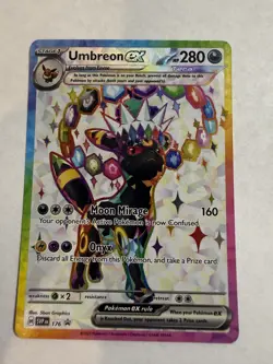 Pokemon Umbreon ex 176 Promo Holo Prismatic Evolutions Mint - Image 2