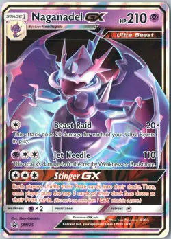Naganadel GX Promo SM Promos SM125 NM Holofoil - Pokemon - Image 1
