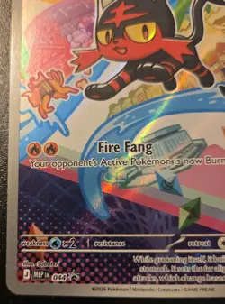 Litten 044 MEP Black Star Promo First Partner Illustration Collection Pokemon - Image 4