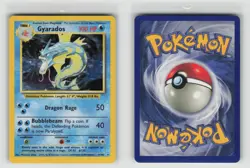✰ GYARADOS 6/102 HOLO RARE BASE SET UNLIMITED POKEMON ✰ LP - Image 1