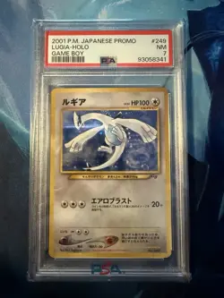 Pokemon TCG Lugia Game Boy Promo PSA 7 - Image 1