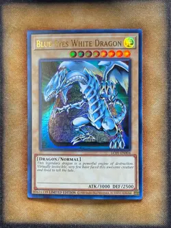 Yugioh Blue-Eyes White Dragon LC01-EN003 Ultra Rare Limited Edition NM - Image 1