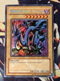 Yugioh: Serpent Night Dragon - MRL-103 - Reverse Secret Rare Misprint Unl LP - Image 1