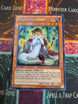 Yu-Gi-Oh! Mathematician DRLG-EN023 Secret Rare 1st Edition Near Mint - Image 1