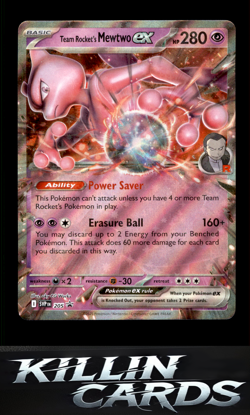 Team Rocket's Mewtwo ex 205 Pokemon Promo SV: Scarlet & Violet Promo Cards Card - Image 1