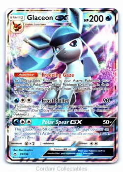 Glaceon GX 39/156 - Ultra Prism - Pokemon Card - Near Mint - Image 1