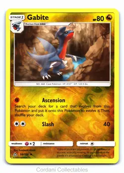 Gabite 98/156 - Ultra Prism - Reverse Holo Pokemon Card - Near Mint - Image 1