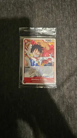 Monkey.D.Luffy (Super Pre-Release) [Participant] P-001 One Piece Promotion Cards - Image 1