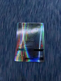 Ampharos GX Rainbow Card. 185/181. Used Condition. Pokemon Card - Image 1