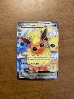 Pokemon TCG Flareon EX Ultra Rare Holo Full Art Card RC28/RC32 NM - Image 1