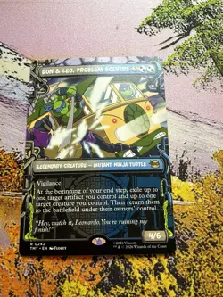Don & Leo, Problem Solvers - Showcase Teenage Mutant Ninja Turtles MTG - Image 4