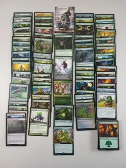 Magic 100 Commander Deck Fynn Mono Green Infect Poison MTG Ready To Play - Image 1