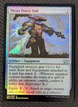 MTG Thran Power Suit The Brother's War FOIL NM/M Pack Fresh - Image 1