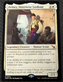 MTG Murders at Karlov Manor Delney, Streetwise Lookout MYTHIC NM/M Pack Fresh - Image 1