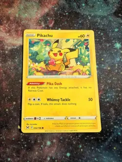 Pokemon TCG Pikachu 52/196 - Image 1