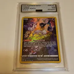 Pokemon Mew Ultra Rare Full Art Holo GG10/GG70 Crown Zenith Ace 10 2023 - Image 1