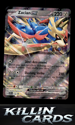 Zacian ex - 198 198 Pokemon Promo SV: Scarlet & Violet Promo Cards Card NM - Image 1
