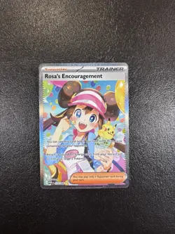 Rosa’s Encouragement 123/088 Special Illustration Rare Pokemon Perfect Order - Image 1